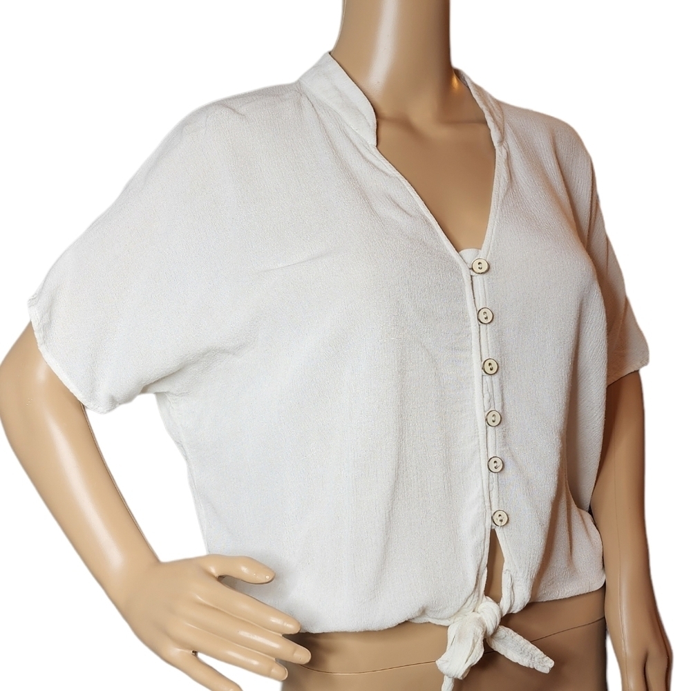 Mind Code Gauzy Blouse, Light And Flowy. - image 3